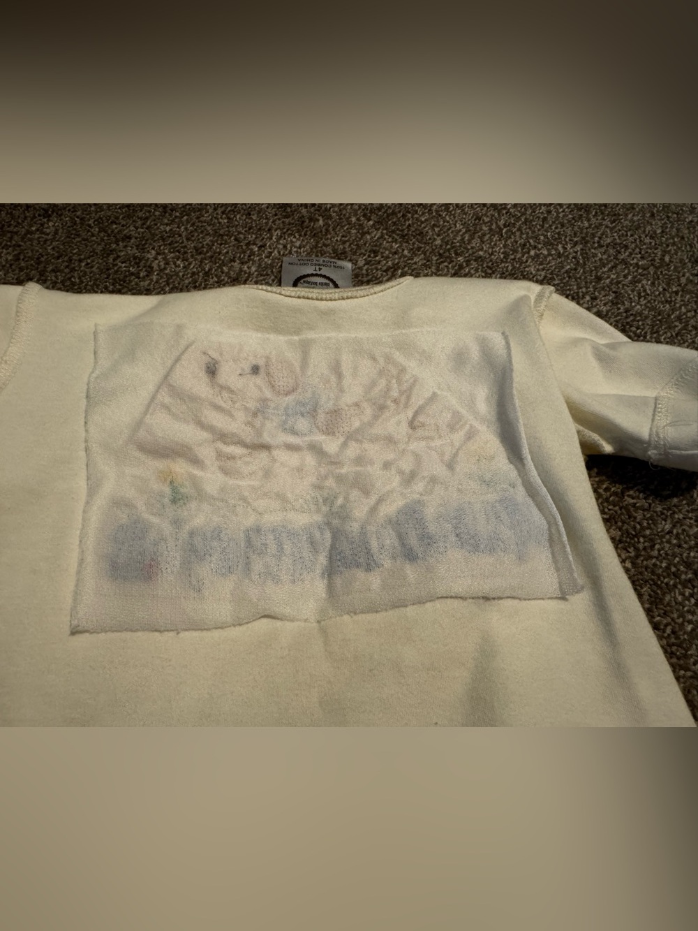 Blanks Boutique “Snips, Snails, & puppy dog tails” Little Boys Cream t shirt 4T - Picture 5 of 8